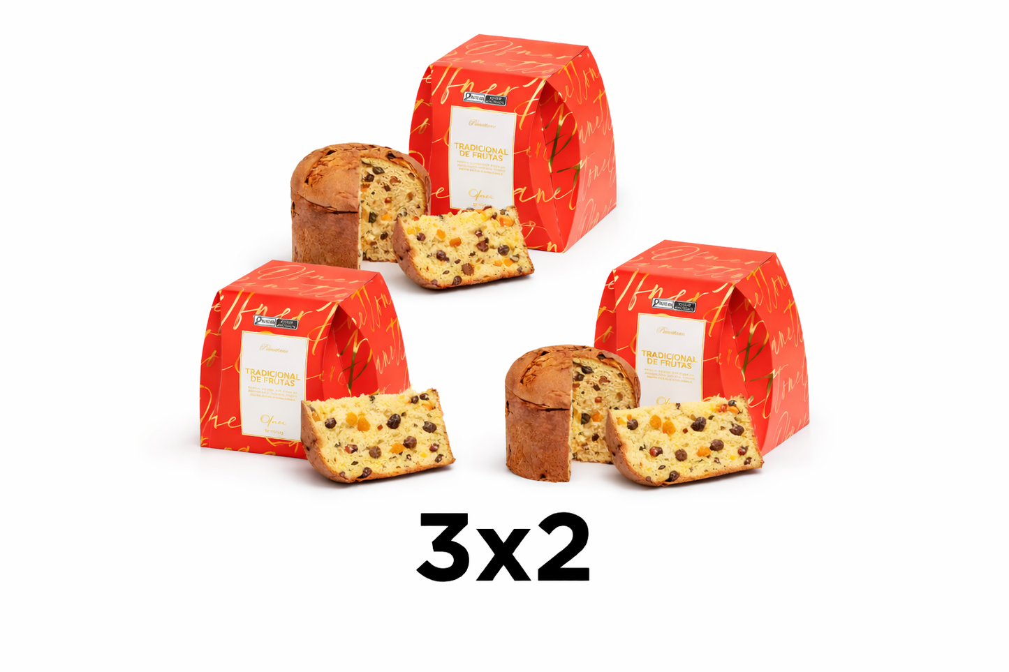 OFERTA!! 3 x 2 Panettone Genoves - Tradicional de Frutas 500grs