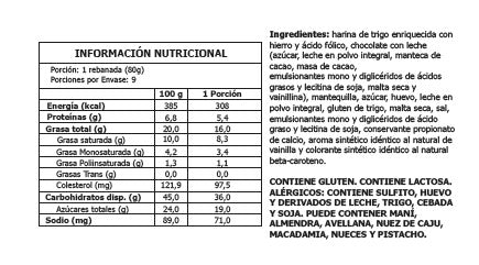 OFERTA!! 2 x Panettone Genoves - Gotas de Chocolate 750grs