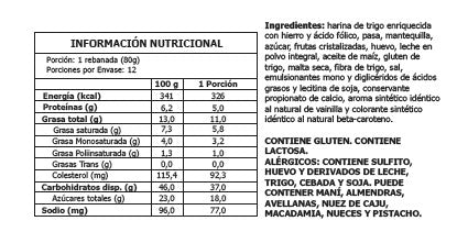 Panettone Genoves - Tradicional de Frutas 1Kg