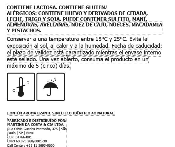 Panettone Genoves - Mouse de Chocolate Zero 500grs