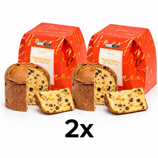 OFERTA!! 2 x Panettone Genoves - Tradicional de Frutas 500grs