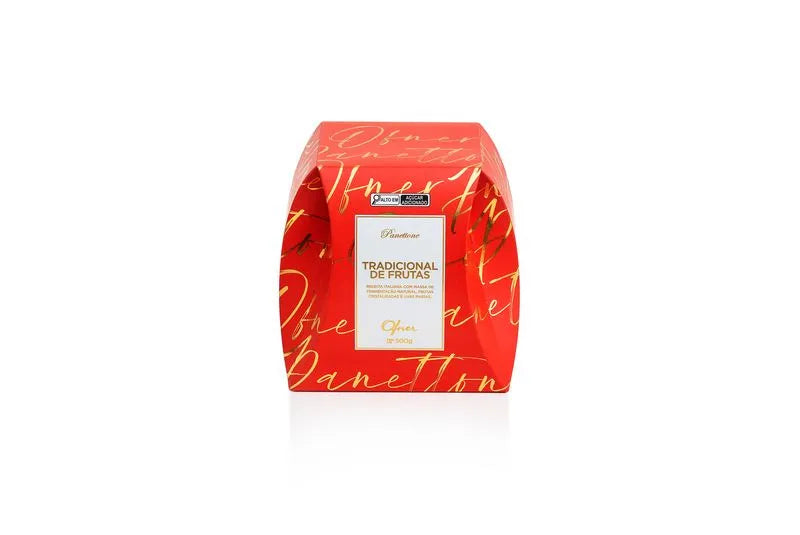 Panettone Genoves - Tradicional de Frutas 500grs